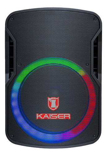 Bocina Kaiser MSA-7515MX portátil con bluetooth negra 