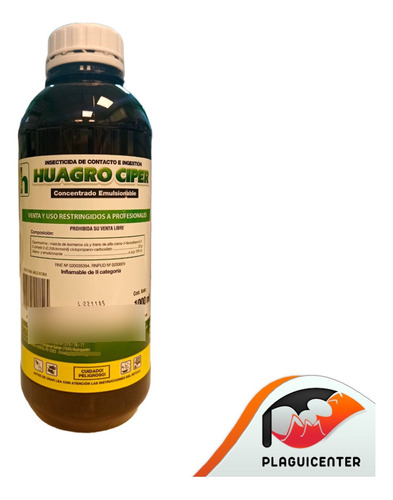 Cipermetrina 1 L Insecticida Huagro Simil Proteginal