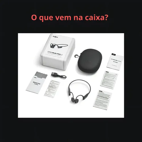 Fones Esportivos de Condução Óssea Shokz Openrun Pro 2 - S820