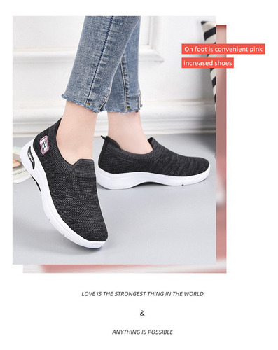 Zapatillas Mujer De Deporte Sin Cordones Zapatos Ortopédicos