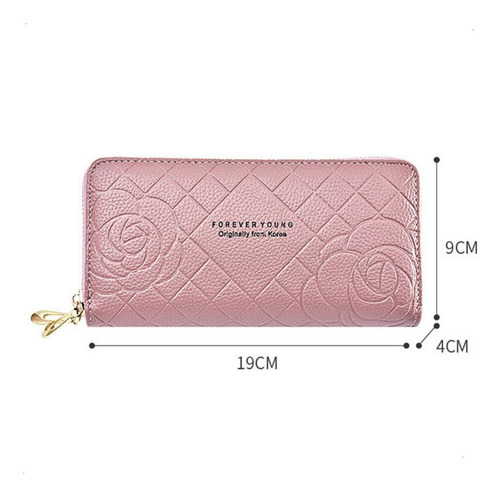 Billetera Porta Celular Mujer Tarjetero Mini Bag Cartera Color Negro