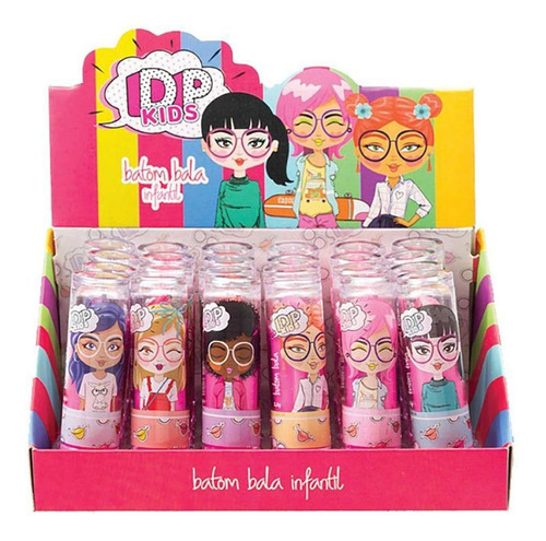 Batom Infantil Dp Kids Box Com 24uni Dk0021