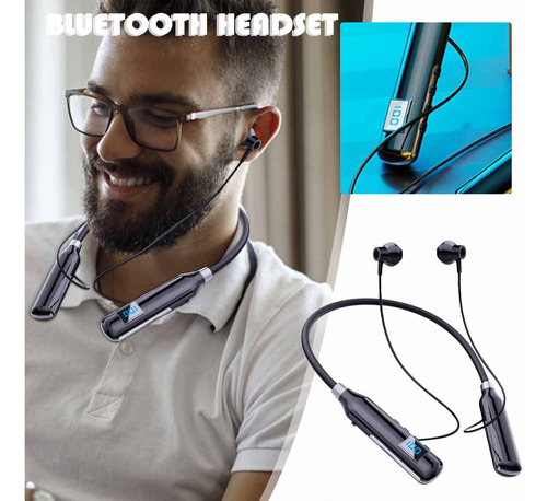 5.2 Auriculares Bluetooth, Batería De Larga Duración, 100 Ho