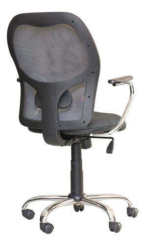 Imagen 2 de 4 de Silla Giratoria Respaldo Mesh Con Soporte Lumbar