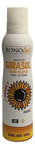 Aceite De Girasol En Spray 134 Gr Bonolive