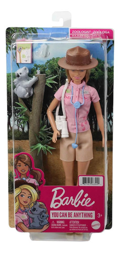 Barbie Veterinaria Zoologa Con Animal Koala Original Mattel 