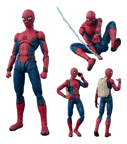 Figura De Spiderman Shf Spiderman Homecoming Joint Doll