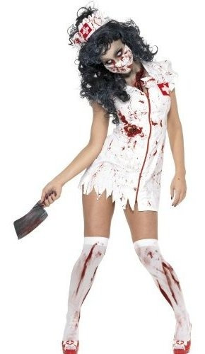 Disfraz De Enfermera De Zombie Para Mujer De Smiffys,