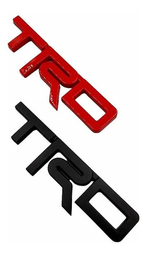 Emblema Trd Negro Para Toyota 4runner Fj Tacoma Tundra