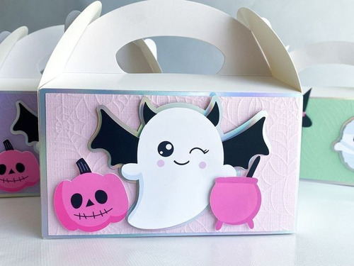 Caja, Cotillón , Halloween, Fantasma Personalizada