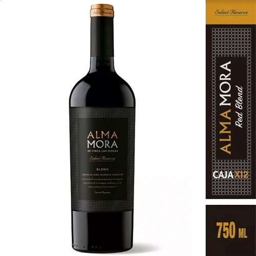 Vino Alma Mora Select Reserve Blend Finca Las Moras Caja X12