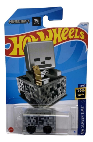 Hot Wheels Minecraft 15 Años Minecart Years