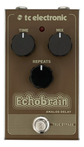 Pedal Para Guitarra Echobrain Analog Delay Tc Electronic Color Café