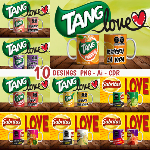 10 Plantillas Digitales Png Editables Tang - Sabritas 14 Feb