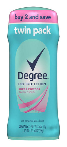 Paquete Desodorante  Degree Fresco Deodorante De Grado 2.6 O