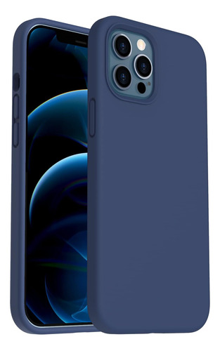 Funda Ornarto Para iPhone 12 Pro Max Navy Blue