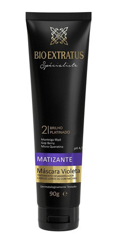 Bio Extratus Specialiste Máscara Matizante Violeta 90g