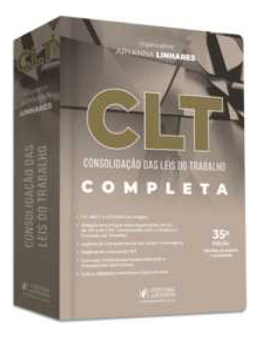 Livro Clt - Consolidação Das Leis Do Trabalho - 40º Exame De