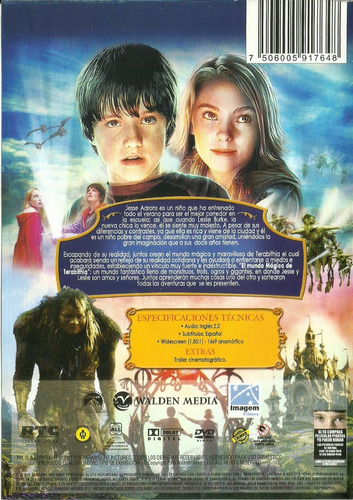 El Mundo Mágico De Terabithia | Dvd Película Seminuevo