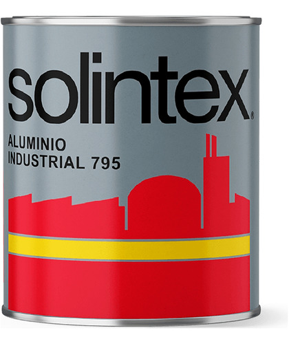 Pintura Aluminio Industrial 795 Solintex Galon