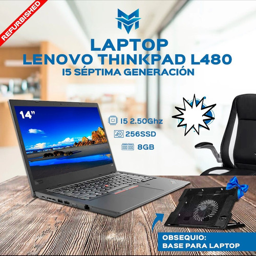Laptop Lenovo Thinkpad L480 I5 Séptima Generación 