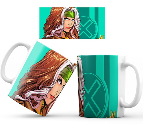 Mug Taza Rogue Pícara Superheroe Marvel 003