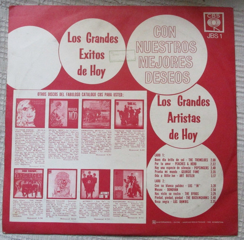 Donovan, Los In , The Byrds - Con Nuestros Mejores Deseos