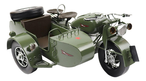 Modelo En Miniatura,, Modelo De Motocicleta, Micro Verde