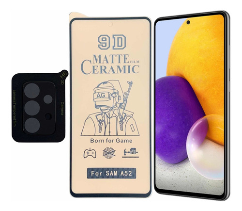 Vidrio Cerámica + Vidrio De Cámara Para Samsung A52