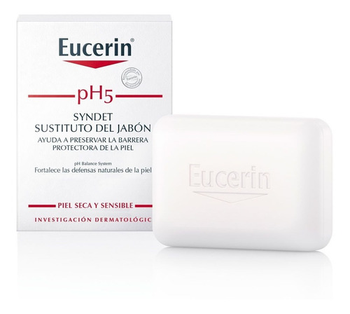 Eucerin Ph5 Syndet Jabon 100gr Barra Limpiadora