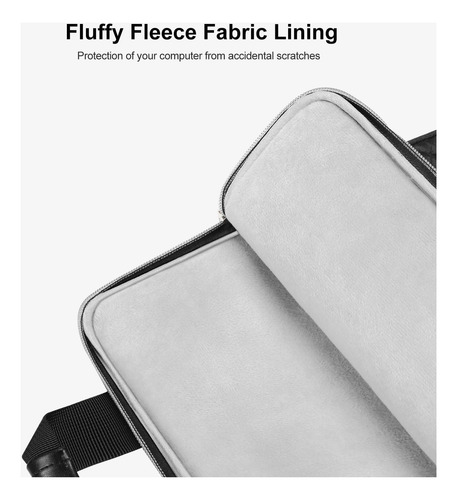 Bolso Bandolera Mosiso Para Laptop O Tablet, Ipad, Dell Y Hp Negro.