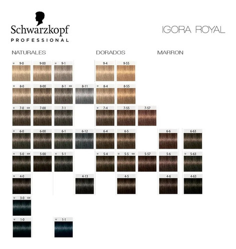 Schwarzkopf Kit Tintura Igora Royal X6 Unidades + Oxidante Sin Tono