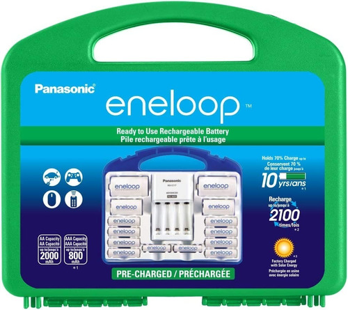 Eneloop Panasonic K-kj17mcc82a Power Pack, New 2100 Cycle