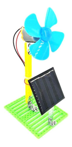 Diy Solar Powered Fans Eléctrica Física Circuito Puzzle