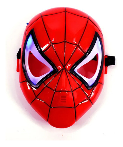 Mascara Disfraz Spiderman Iroman Hulk Marvel Con Luz Led 