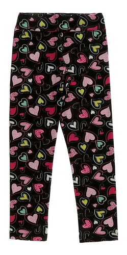 Imagem 6 de 10 de Kit 5 Calça Legging Infantil Menina Roupa Atacado
