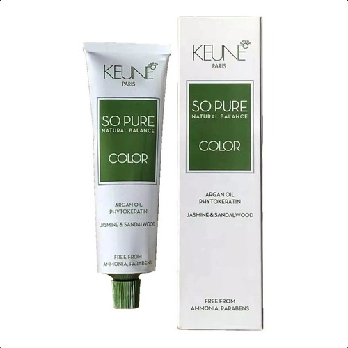 Keune Coloração So Pure Color 60ml  Varias Cores Tonalidades