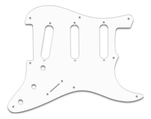 Pickguard Fender Vintage 50s Stratocaster White 8 Agujeros