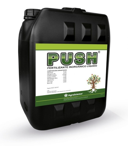 5 Lt Push Fertilizante Foliar Y Suelo Arrancador 8-24-7