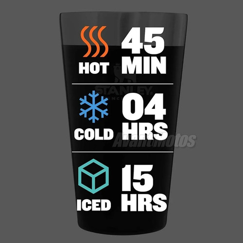Vaso Cervecero Térmico A/inoxidable 473ml Destapador Avant Color Azul Logo Avant Motos
