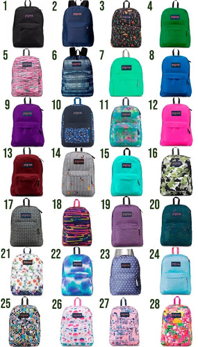 Mochila Jansport Superbreak T501 25 Litros Varios Modelos | MercadoLibre