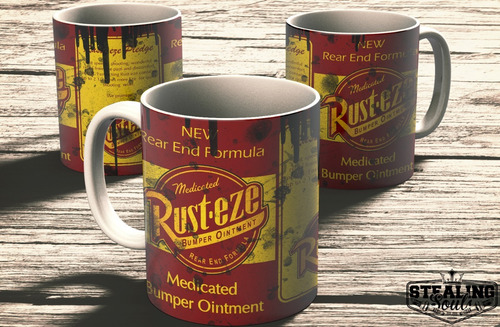 Imagen 2 de 3 de Taza De Porcelana Fierrera - Rust-eze | Oil - Aceite