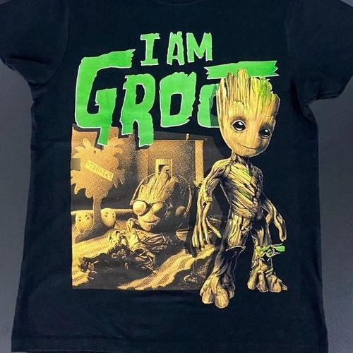 Polera I'm Groot Guardianes De La Galaxia Marvel