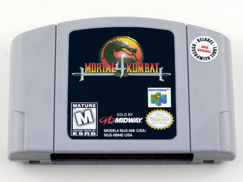 Mortal Kombat 4 Nintendo 64 N64 Original