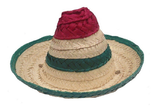 Sombrero Mexicano Perro Grande Fabricado Palma Pets Pals