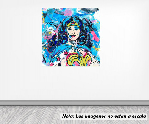 Vinil Sticker Pared 90 Cm. Lado Wonder Woman 84 Mod. 0076