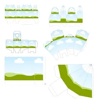 Comprar Moldes Editables En Canva, Cajas Golosineras 60 Plantillas