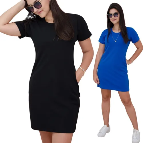 Vestido malha crepe mercado cheap livre