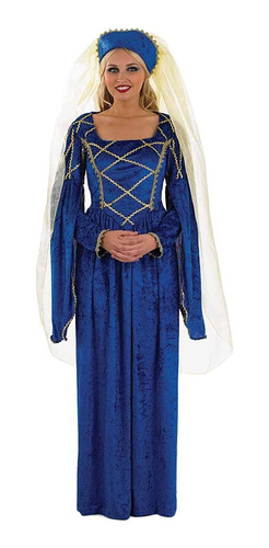 Vestido De Halloween Renaissance De La Reina Medieval P...