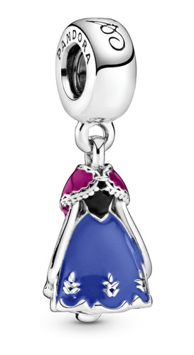 Charm Colgante Vestido De Anna Frozen Disney Para Pandora 